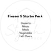 Freezer Labels - 5 Starter Pack