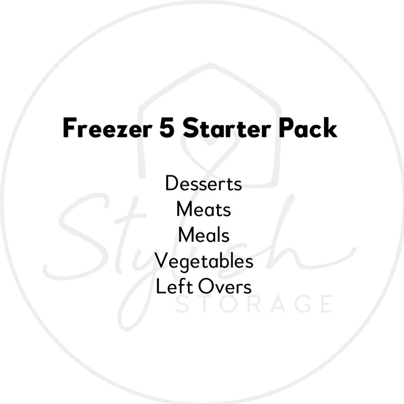 Freezer Labels - 5 Starter Pack