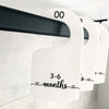 Wardrobe Divider 5 Set - Baby Labels