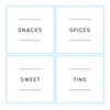 Stylish Minimalist Pantry Label Set