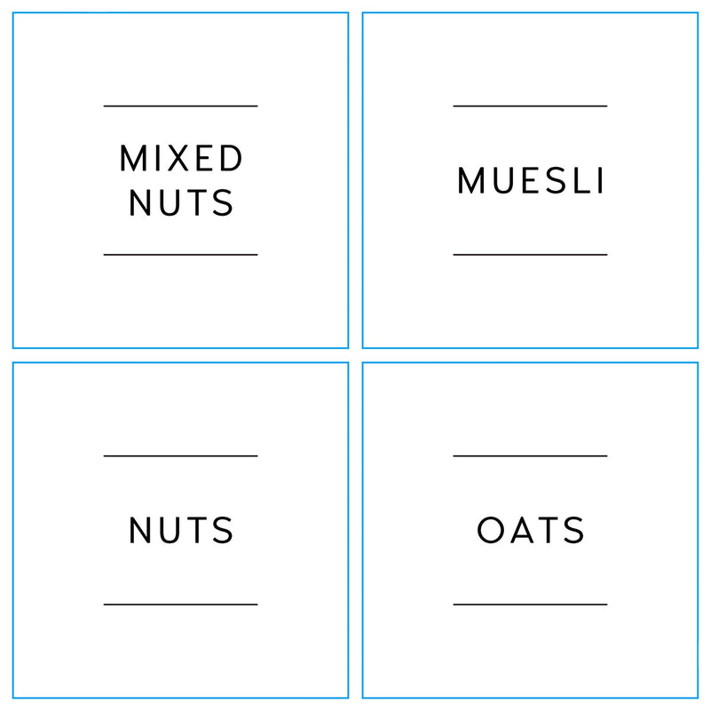 Stylish Minimalist Pantry Label Set