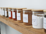 Stylish Minimalist Spice Label Set