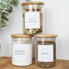 Stylish Minimalist Spice Label Set